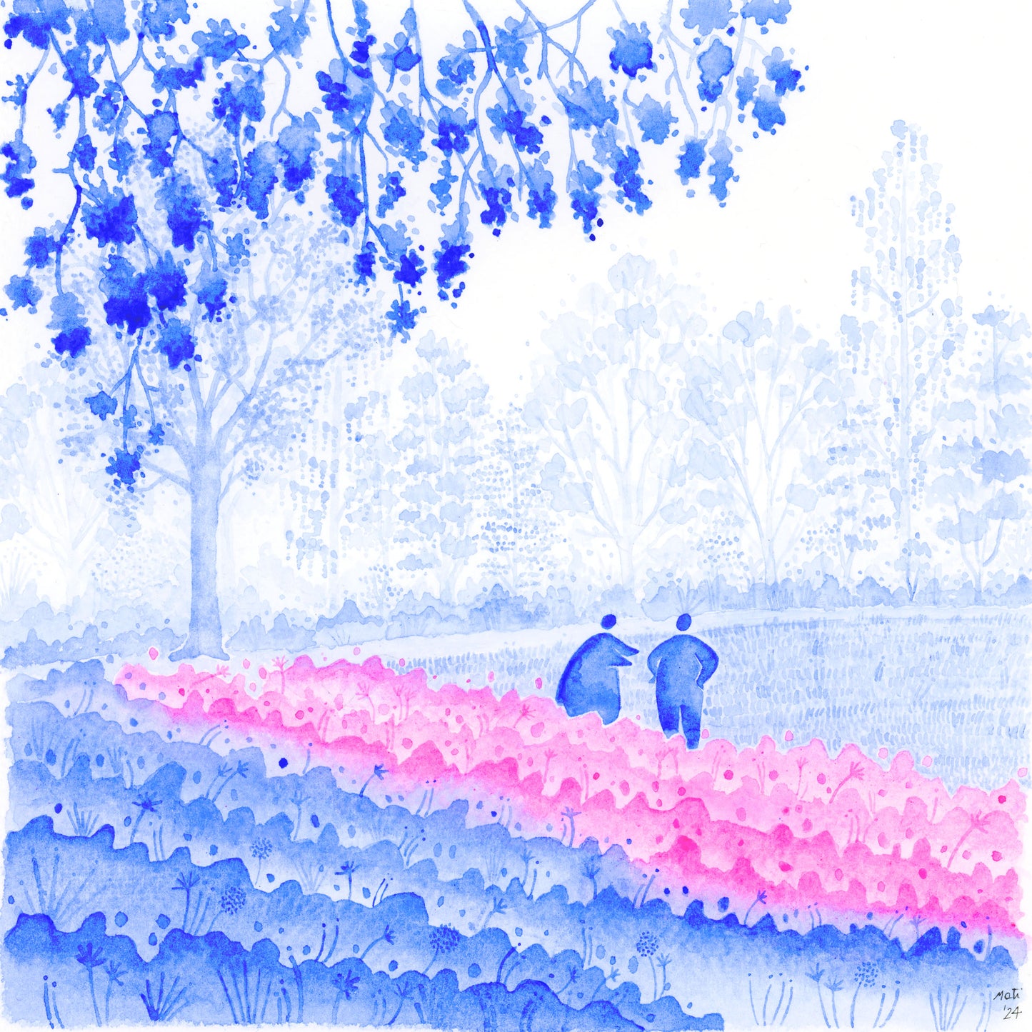 Conversation in the park