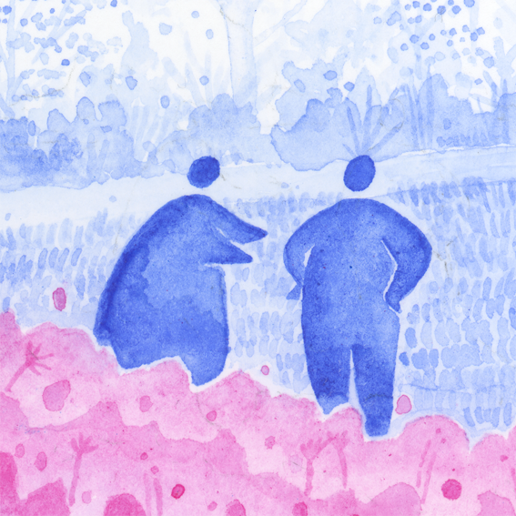 Conversation in the park